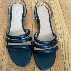 Madewell Addie Slingback Leather Sandal  - Size 8